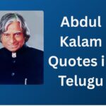 550+ Best Abdul Kalam Quotes In Telugu | అబ్దుల్ కలాం కోట్స్ తెలుగులో