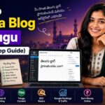 How to Start a Blog in Telugu